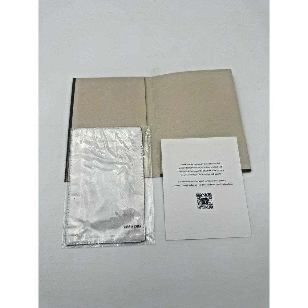 NEW David Yurman Jewelry Cleaning Polishing Cloth Folder Authentic